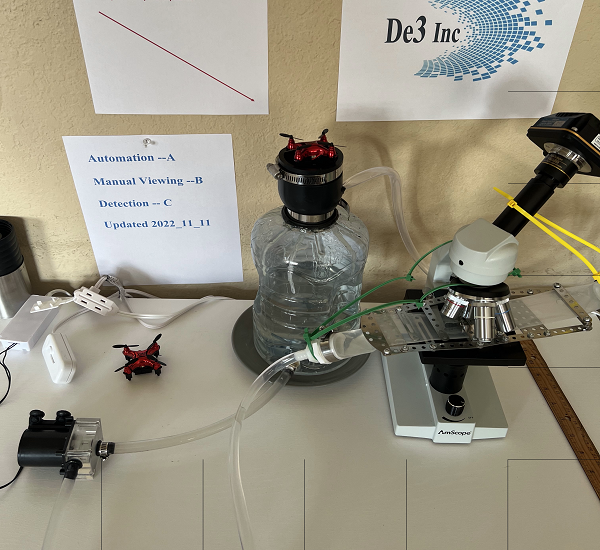 liquid viewing and detection